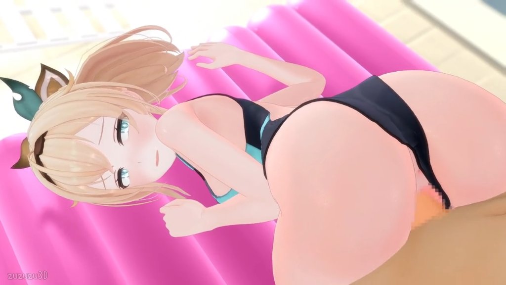 ソープのマットの上で後ろからチンチン挿入される風真いろは