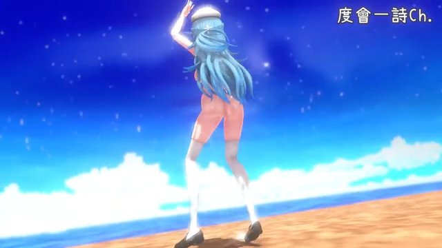 【ホロライブMMD 紳士向】『QREENCARD』by 雪花ラミィ 差分 サンプル画像