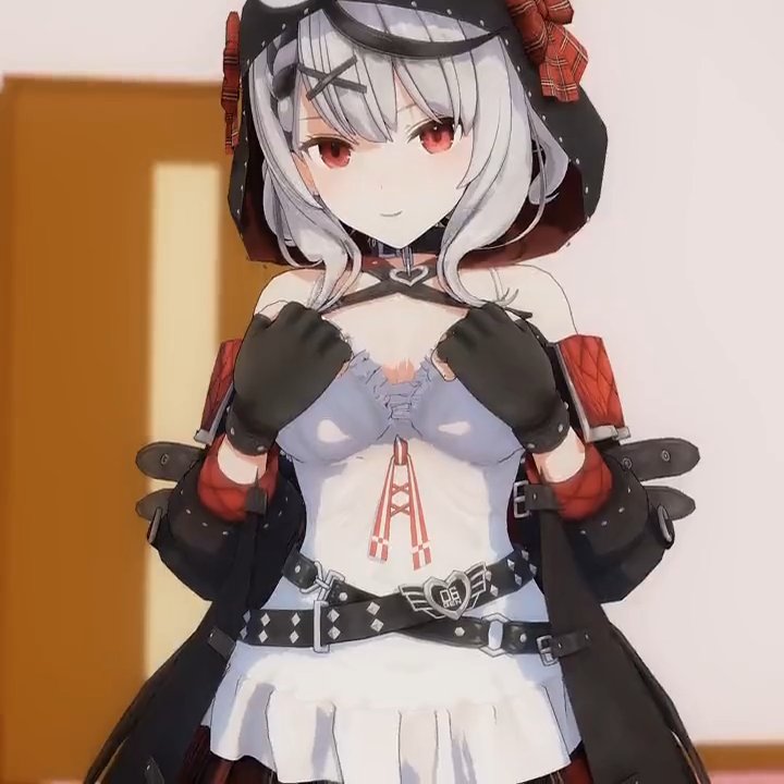 大きめなおっぱい見せてくれる沙花叉クロヱ