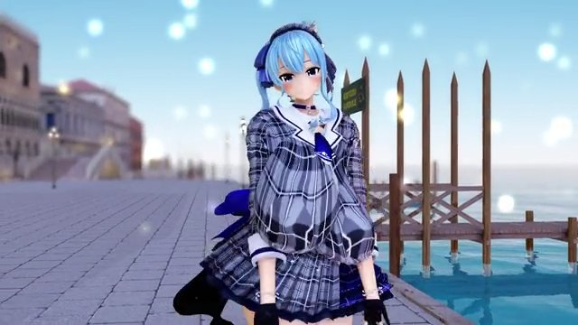 【MMD ホロライブ】星〇すい〇い「Queencard」 サンプル画像