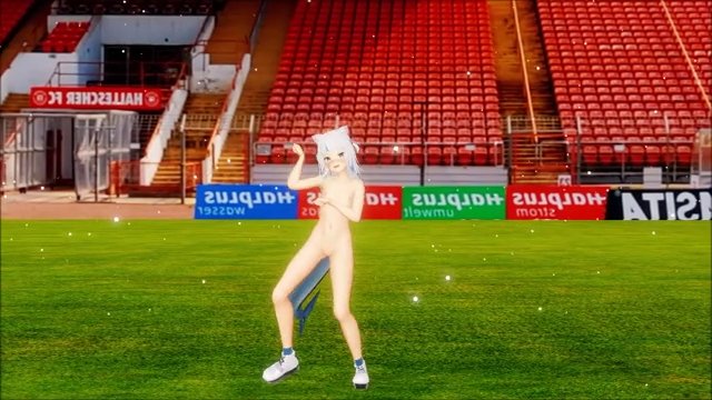 【MMDホロライブ】がうる・ぐら キツネダンス サンプル画像