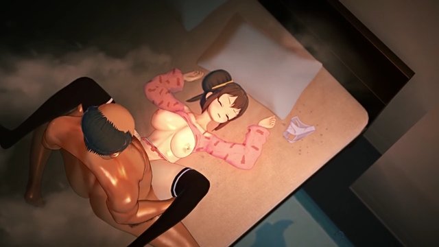おじさんに生ハメ睡眠姦で子種植えつけられるメイちゃん