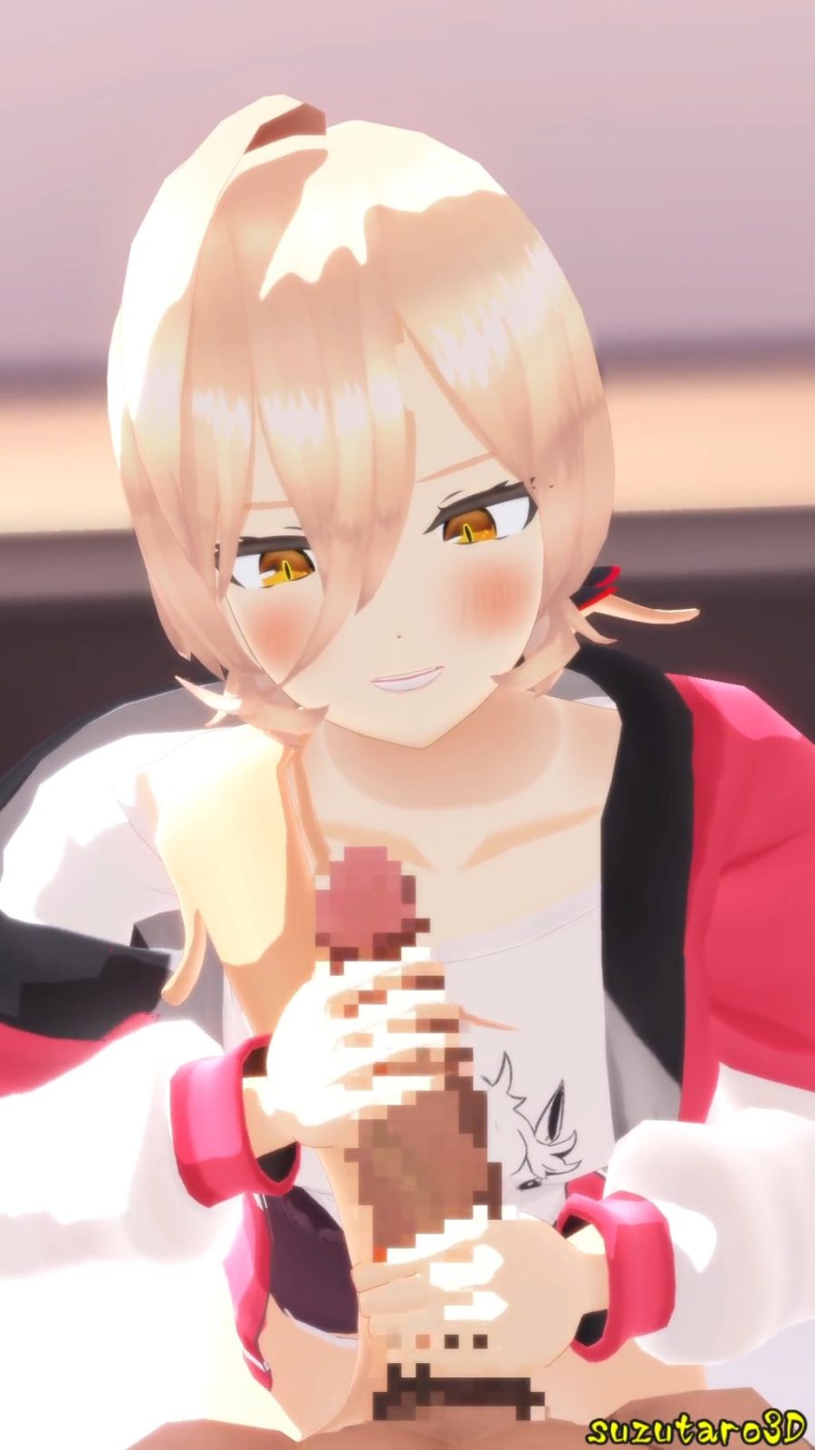 小悪魔笑顔で手コキしてくれるニュイちゃん サンプル画像