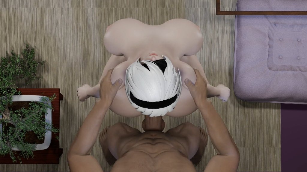 肩を掴まれてバックでハメられる2B サンプル画像