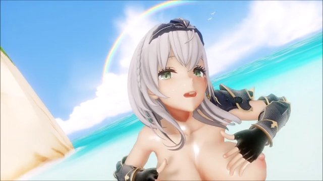 【MMDホロライブ】白銀ノエﾉﾚ マリ箱チャレンジ