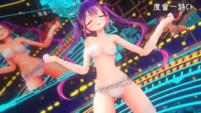 【ホロライブMMD】『aespa - Whiplash』by 常闇トワ【差分】