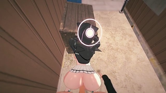 路地裏チンポしゃぶってバックでハメるカズサ サンプル画像