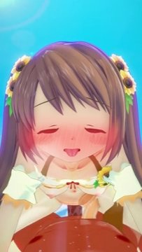 水着姿の鶴乃ちゃんとキスハメ中出しえっち