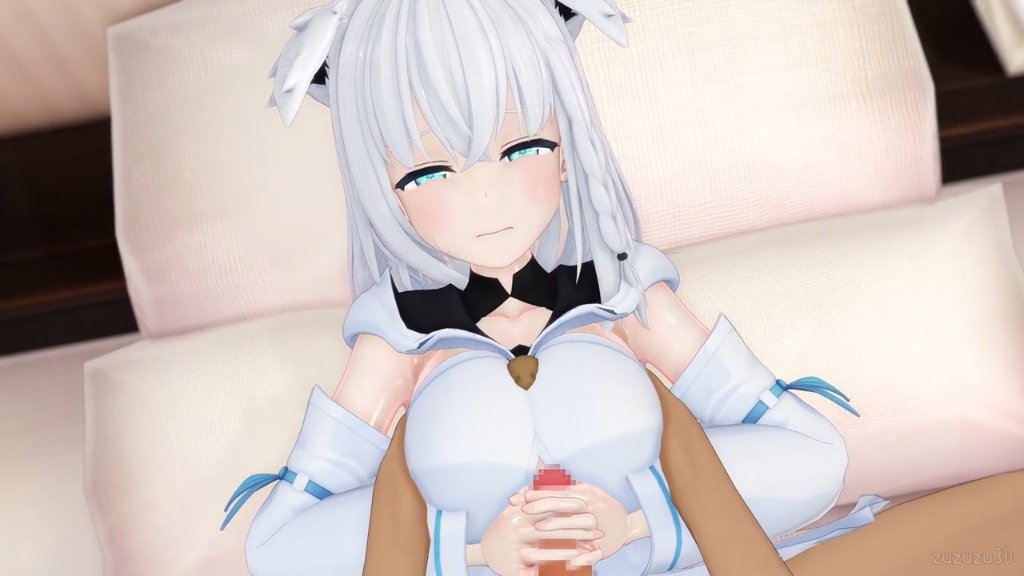 フブちゃんのもちもち巨乳借りてパイズリ サンプル画像