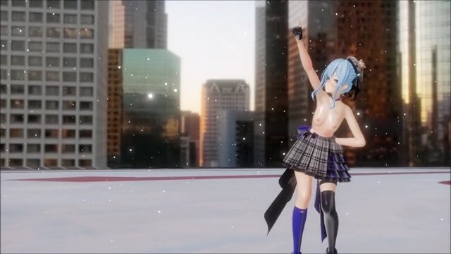 【MMDホロライブ】星街すいせい ワールドイズマインおまけ サンプル画像