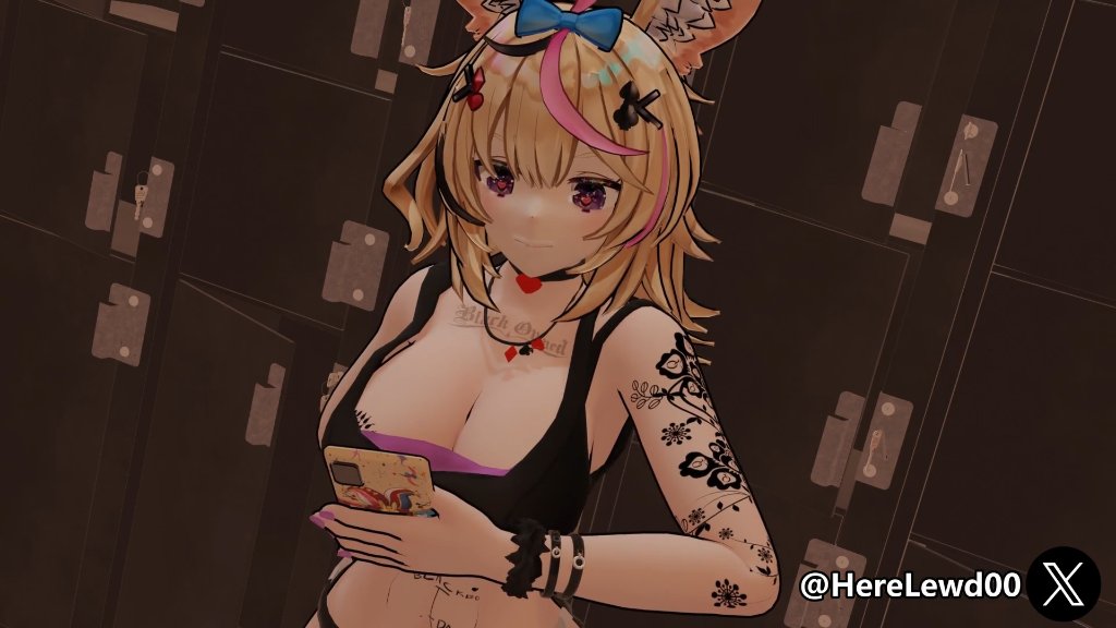 デカ乳をもてあそばれる尾丸ポルカ サンプル画像