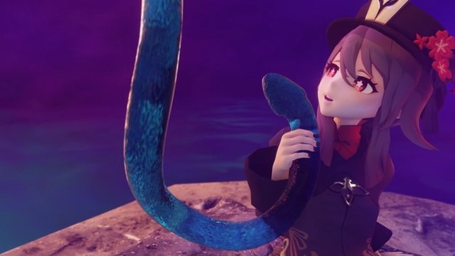 HuTao X Slime - Animation~(˘▾˘)~ サンプル画像