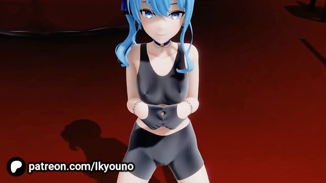 Hoshimachi Suisei - FreEmo Dance【MMD ホロライブ Hololive】 サンプル画像