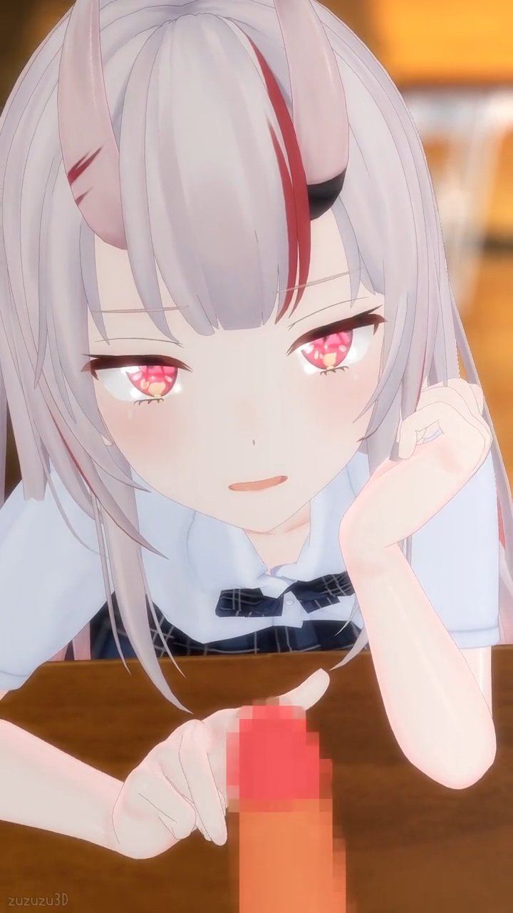 そっけなく手コキをしてくれる百鬼あやめちゃん！ サンプル画像