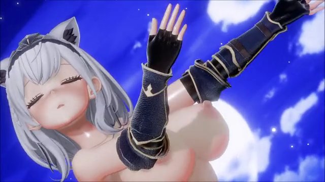 【MMDホロライブ】宝鐘マリ〇＆白銀ノエ〇 帝国少女 サンプル画像