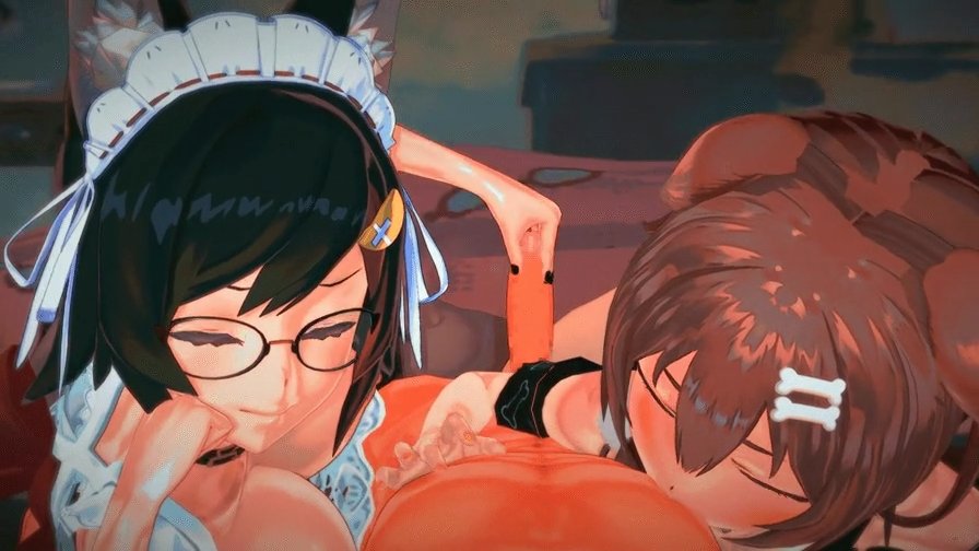 ミオちゃんところねちゃんが二人でご奉仕してくれる夢みたいなシチュエーションｗ