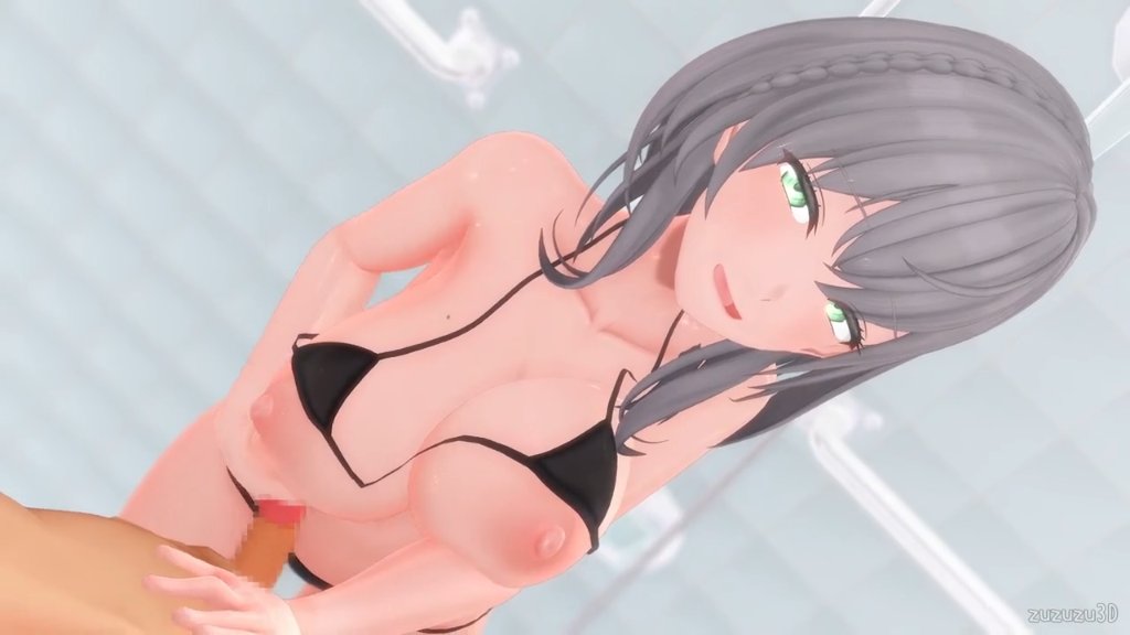 デカ乳にチンコ擦り付けながら手コキしてくれるノエル団長