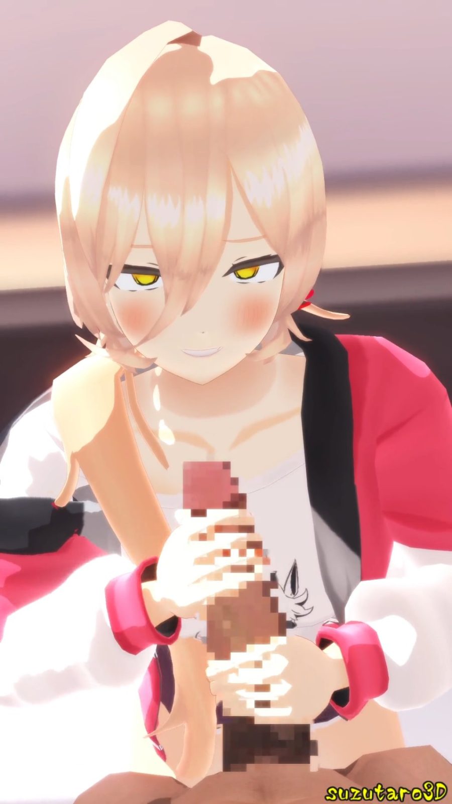 小悪魔笑顔で手コキしてくれるニュイちゃん
