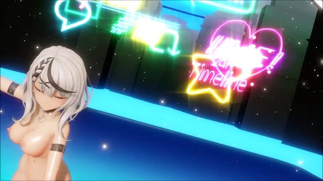 【MMDホロライブ】沙花叉クロヱ ドーナツホール サンプル画像