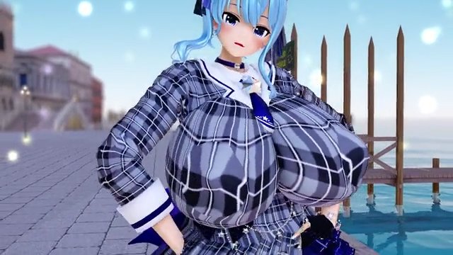 【MMD ホロライブ】星〇すい〇い「Queencard」