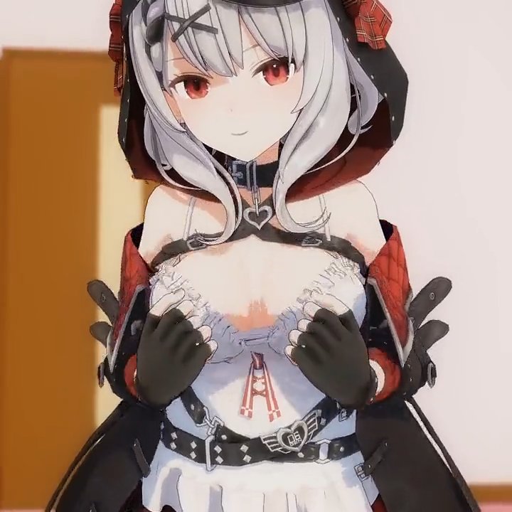 大きめなおっぱい見せてくれる沙花叉クロヱ サンプル画像