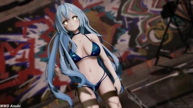 [MMD ホロライブ] Yukihana Lamy (雪花ラミィ) Stellar 4K DL サンプル画像
