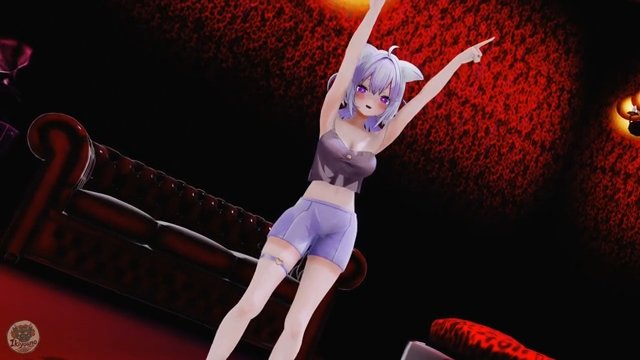 Nekomata Okayu - Checkpoint【MMD ホロライブ Hololive Gamers 】 サンプル画像