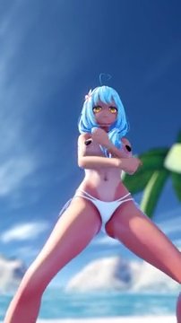 [MMD] 雪花ラミィ / Lamy  -The Magic Bomb /トントンダンス [ホロライブ / hololive] R-18 サンプル画像