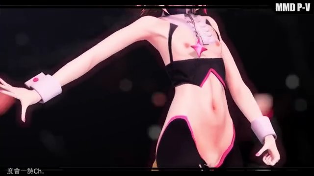 【MMD ホロライブEN】MOCOCO ヴァンパイア【fuwamoco】 逆兔 差分 サンプル画像