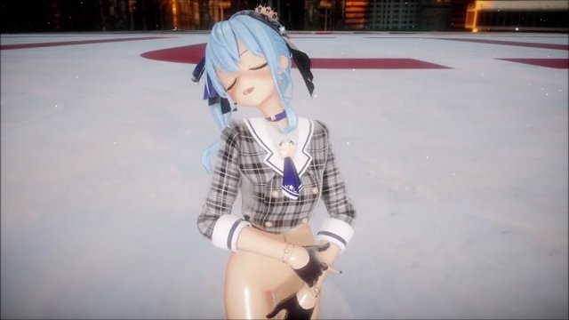 【MMDホロライブ】星街すいせい Gimme×Gimme サンプル画像