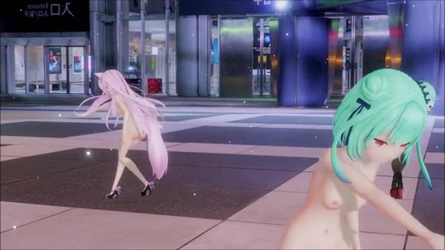 【MMDホロライブ】宝鐘マリン＆潤羽るしあ＆沙花叉クロヱ＆常闇トワ＆博衣こより Lamb. サンプル画像
