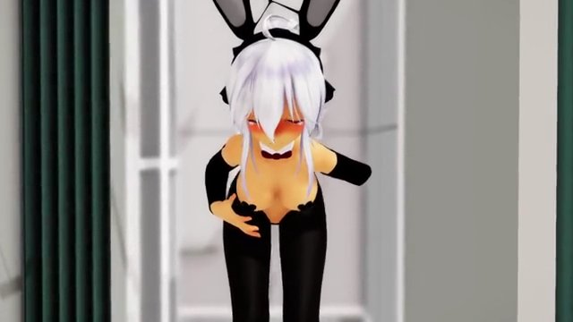 【MMD】逆バニーハクさんの魅惑ヒップダンス【弱音ハク/yowane haku】 サンプル画像