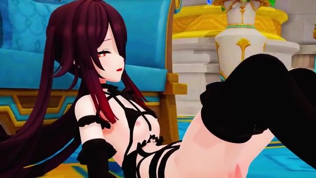 【MMD】 Devil - CLC (씨엘씨) / Hutao 🦋 - Furina 💦 サンプル画像