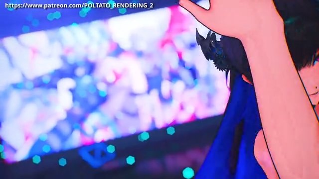 【MMD ホロライブ】《Nerissa Ravencroft (ネリッサ・レイヴンクロフト)》~《Giga - CH4NGE ft.Kafu》 サンプル画像