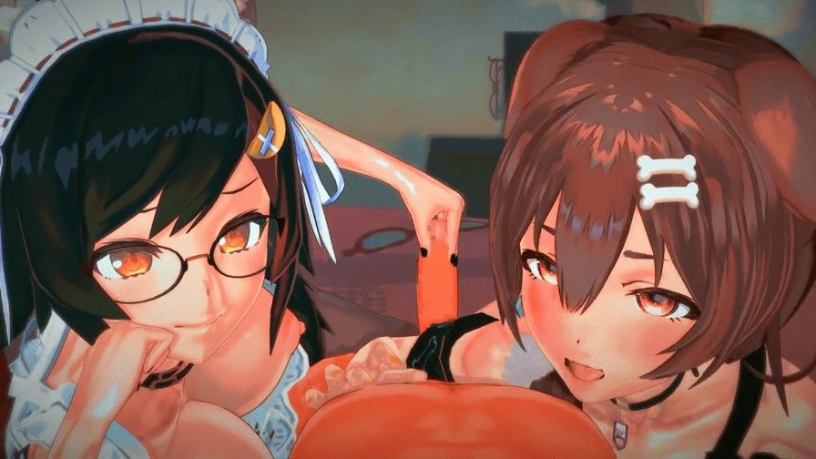 ミオちゃんところねちゃんが二人でご奉仕してくれる夢みたいなシチュエーションｗ サンプル画像