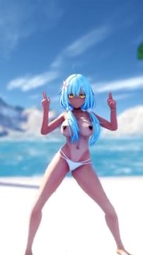 [MMD] 雪花ラミィ / Lamy  -The Magic Bomb /トントンダンス [ホロライブ / hololive] R-18 サンプル画像