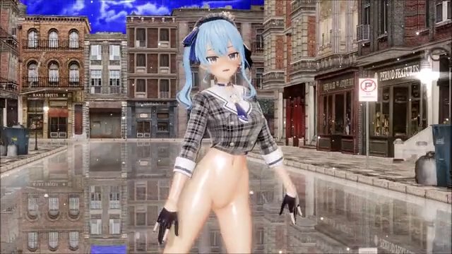 【MMDホロライブ】星街すいせい マーシャル・マキシマイザー サンプル画像