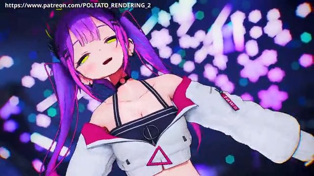 【MMD ホロライブ】《Towa (常闇トワ)》~《Giga - CH4NGE ft.Kafu》
