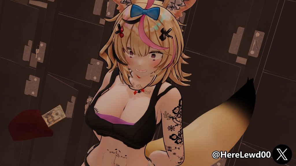 デカ乳をもてあそばれる尾丸ポルカ サンプル画像