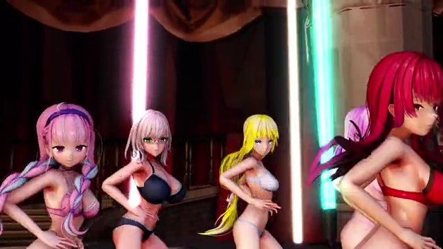 【R-18】下着姿５人でWANNABE【脱衣】