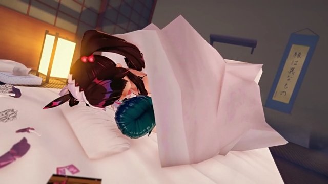 寝床でショタを誘惑してハメまくる夜見 サンプル画像