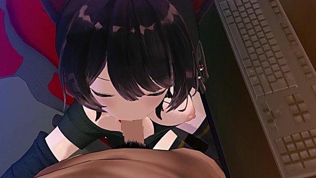 配信切り忘れてセックスしまくってる様子が放送されてる戌亥とこ サンプル画像