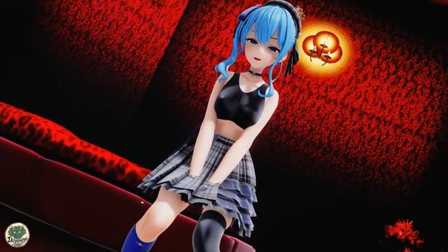 Hoshimashi Suisei - Sexuafaction Dance【MMD ホロライブ Hololive】 サンプル画像