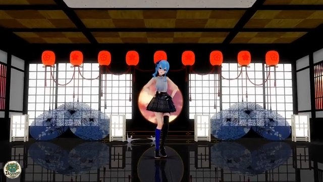 Hoshimashi Suisei - Queencard【MMD ホロライブ Hololive】 サンプル画像