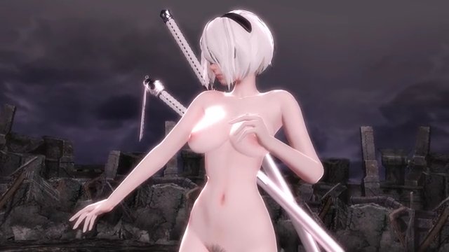 [MMD] 2B 魂のルフラン 1080P 60fps R-18 サンプル画像