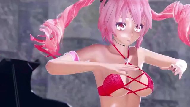 【MMD】弱音ハク重音テトでmagnet サンプル画像