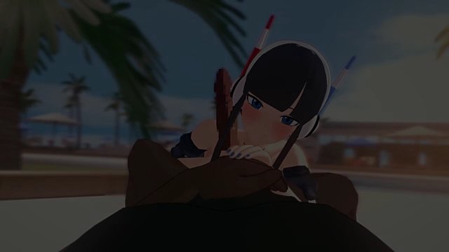 水着撮影中にカメラマンを勃起させてハメちゃうカミツレ サンプル画像