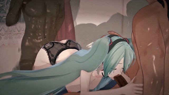 初音〇ク３Ｐセックス サンプル画像