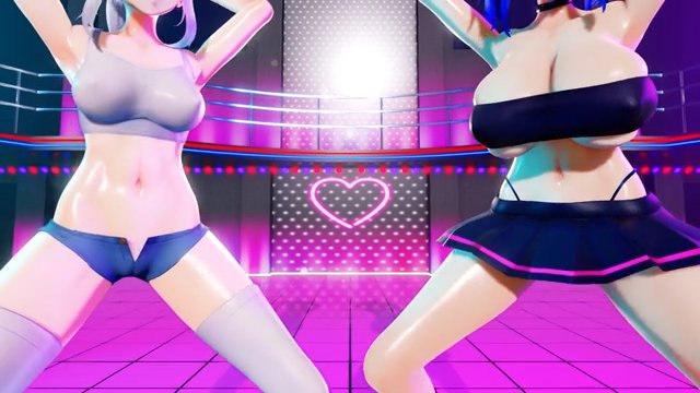 Hime and Mikoto Futaba Official Iwara MMD Models DL