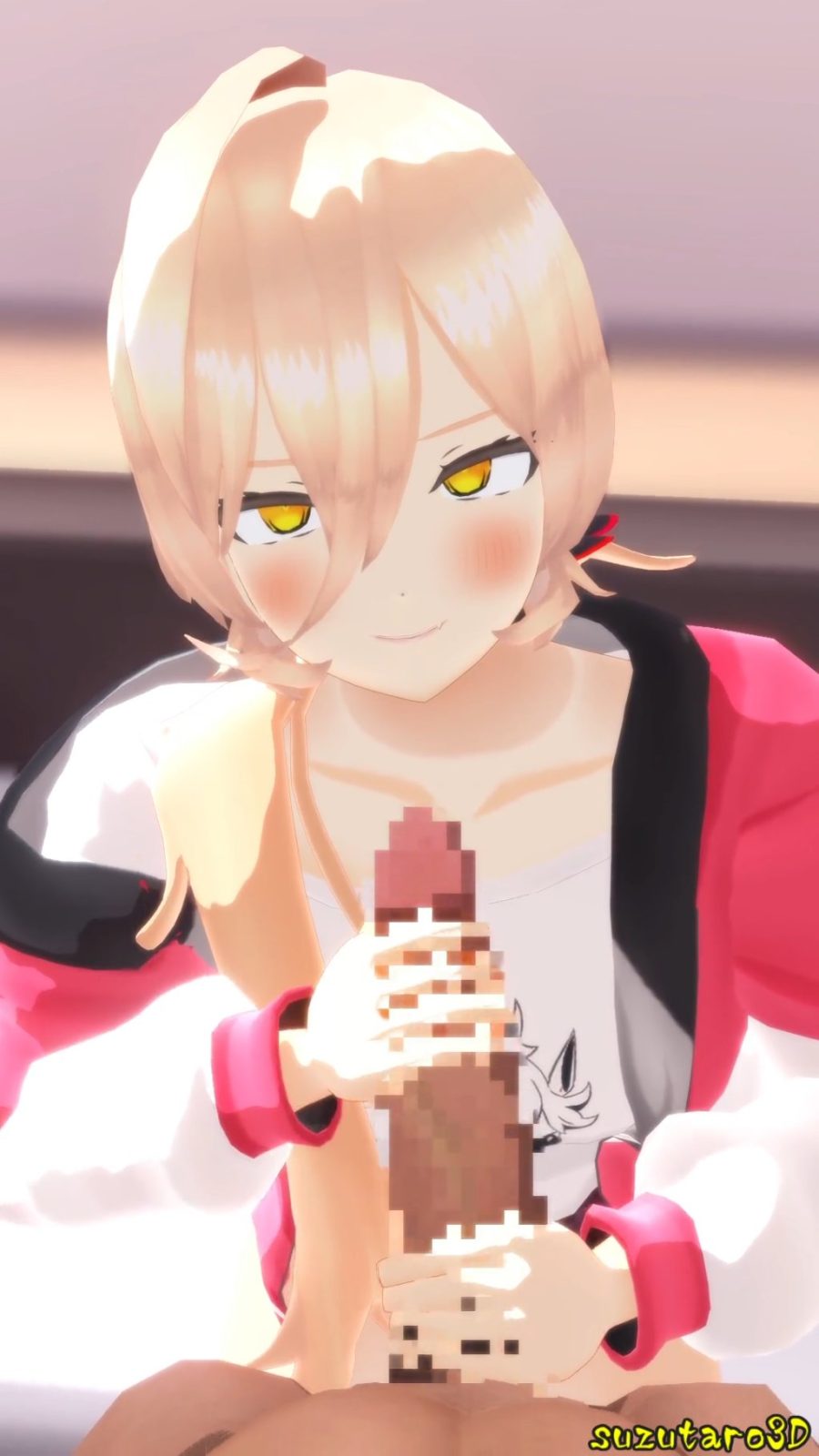 小悪魔笑顔で手コキしてくれるニュイちゃん サンプル画像